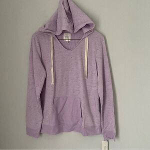 Alfani Intimates Women’s Long Sleeve Hoodie Purple Casual Top XS
